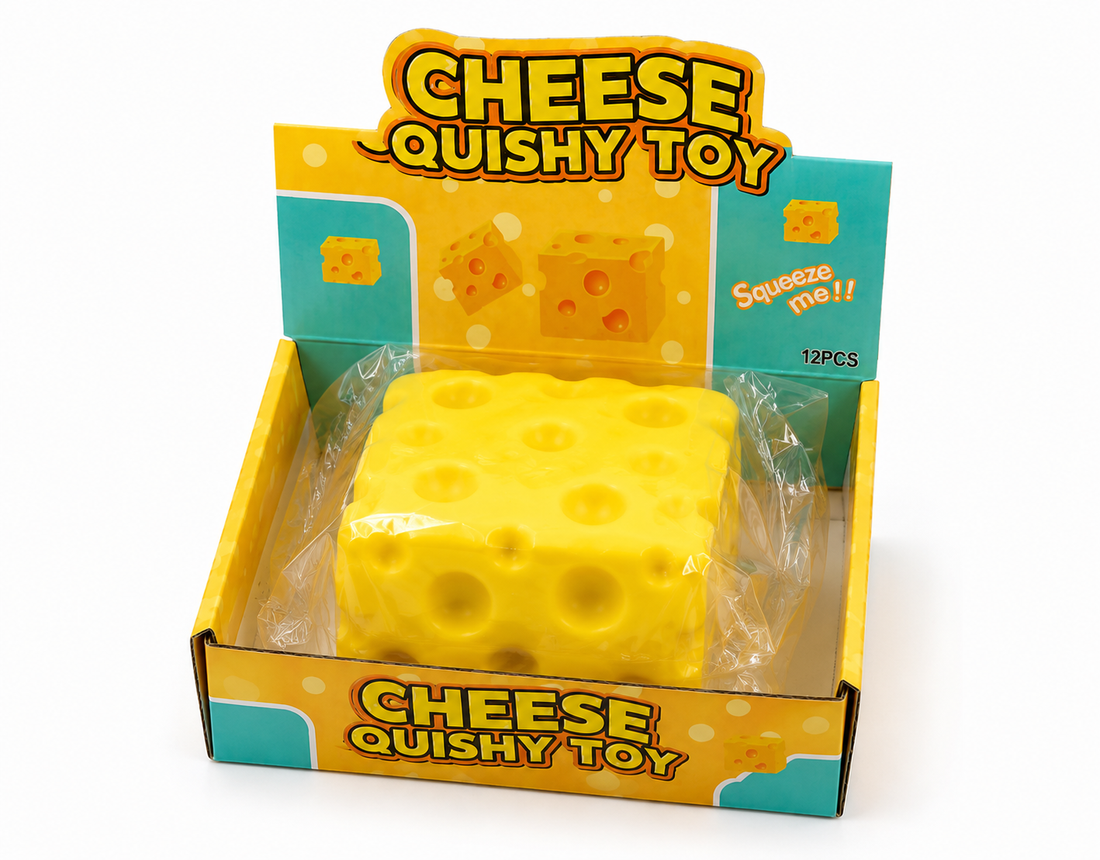 Gniotek Ser Żółty Cheese Squishy Antystresowy