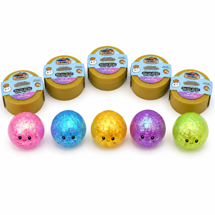 Gniotek Fidget Bun Mystery Kolorowy Squishy 3+